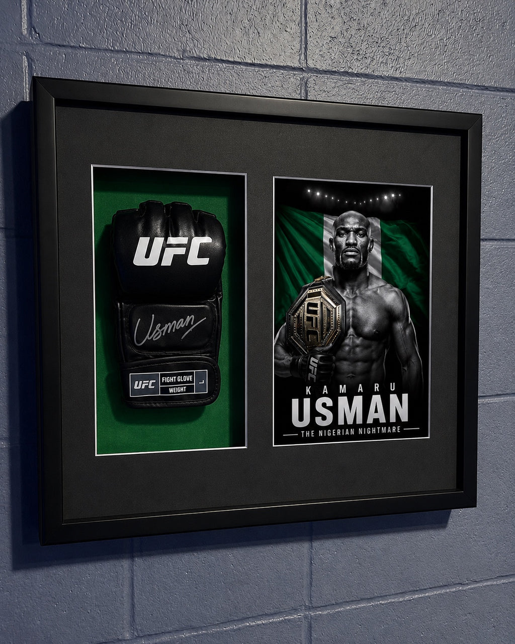 Kamaru Usman shadow box