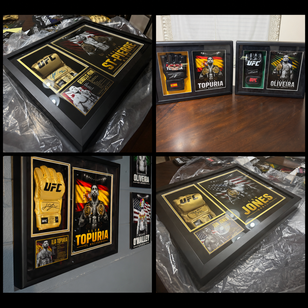 Josh Hokit Signed UFC Glove Shadow Box – Gallery Edition | JSA Authenticated