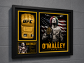Sean O'Malley Signed Gold UFC Glove Shadow Box Autograph JSA COA 1/3 Custom Art