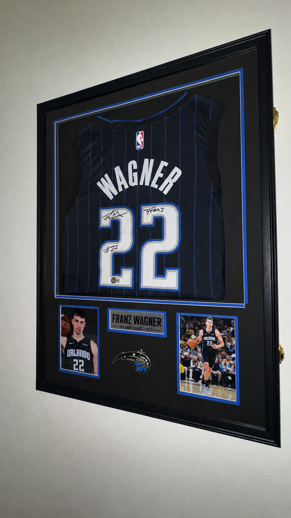 Franz Wagner Signed Nike Swingman Jersey Framed Display | Beckett Witnessed