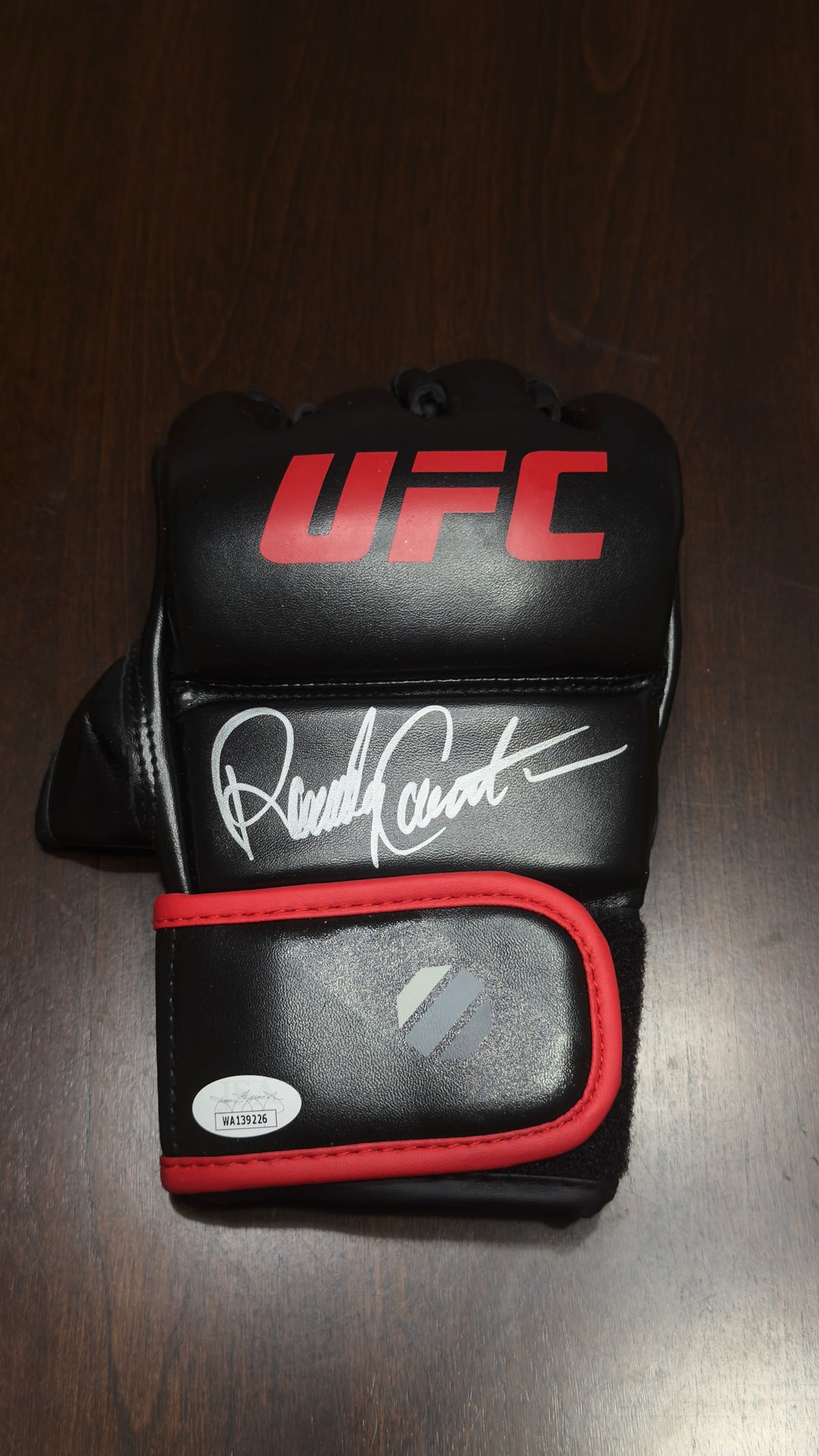 Randy Couture Signed UFC Glove | JSA Authenticated