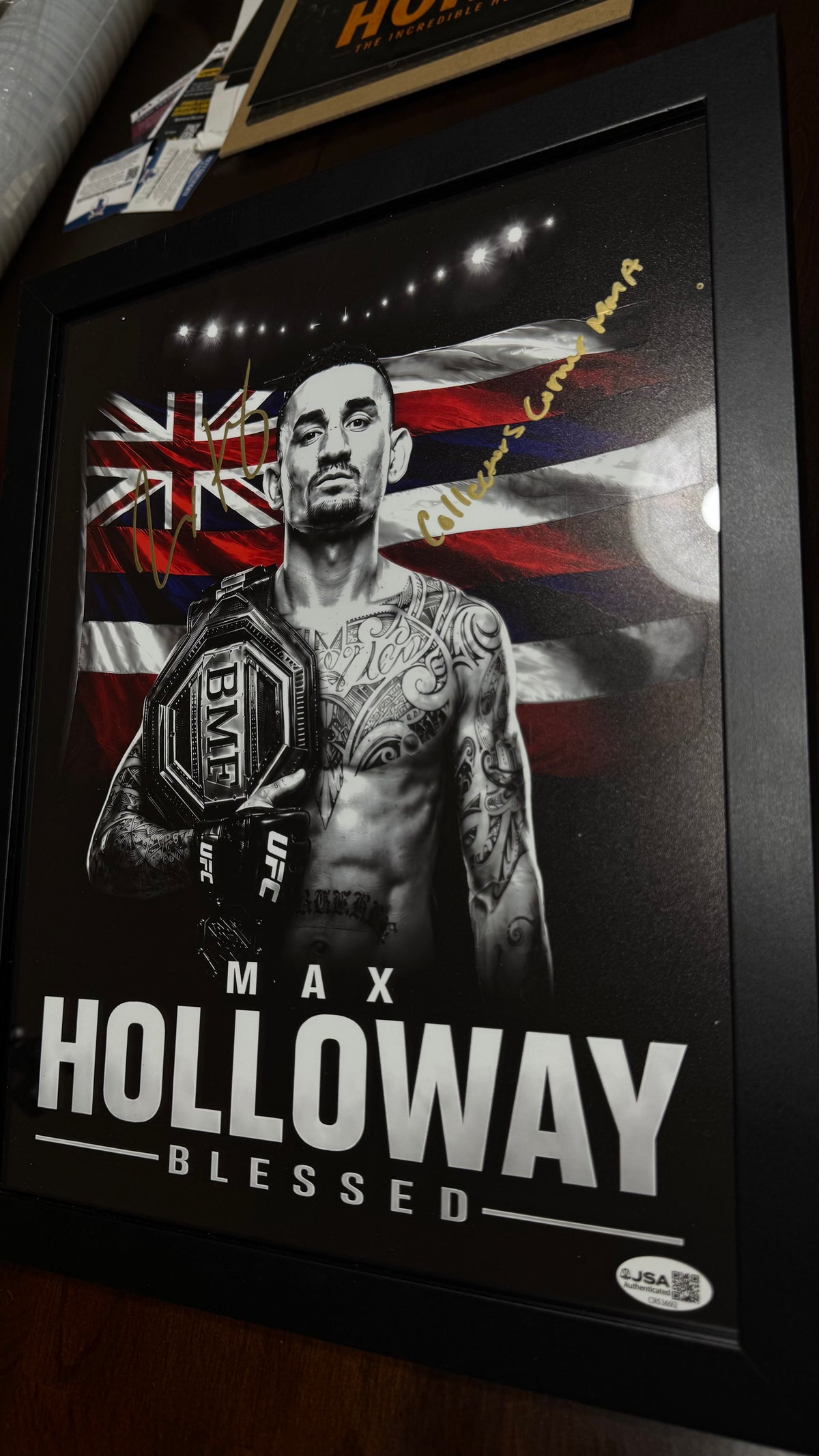 Max Holloway — CCV Exclusive Signed Artwork | Coming Soon