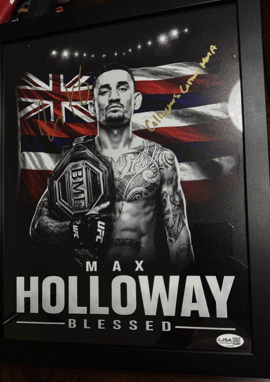 Max Holloway — CCV Exclusive Signed Artwork | Coming Soon