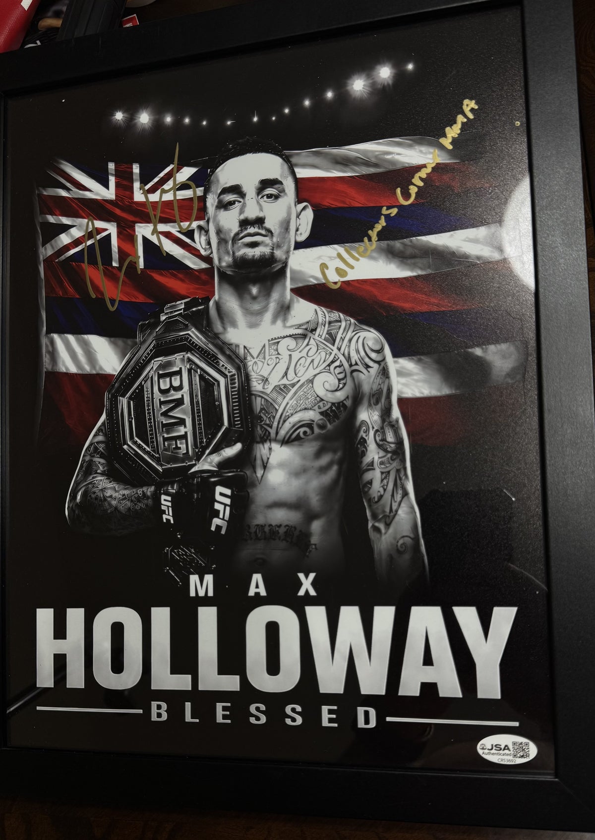 Max Holloway — CCV Exclusive Signed Artwork | Coming Soon