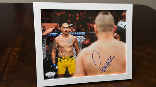 Alex Pereira Signed UFC 295 Faceoff Photo – JSA Authenticated 8x10