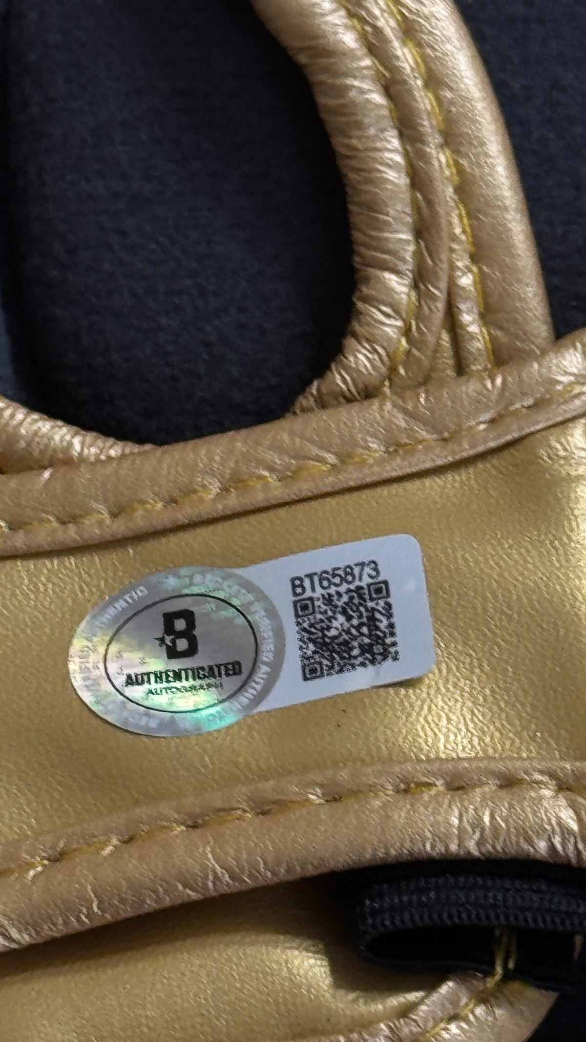 Paddy Pimblett Signed UFC Glove — Icon Gold Series | Beckett BAS