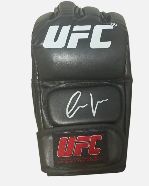 Conor McGregor Signed UFC Glove Shadow Box COA Icon Black 1/10 Custom Art