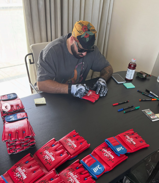 Josh Hokit Signed UFC Freedom 250 Shadow Box | Freedom 250 Special Edition | JSA / PSA Authenticated