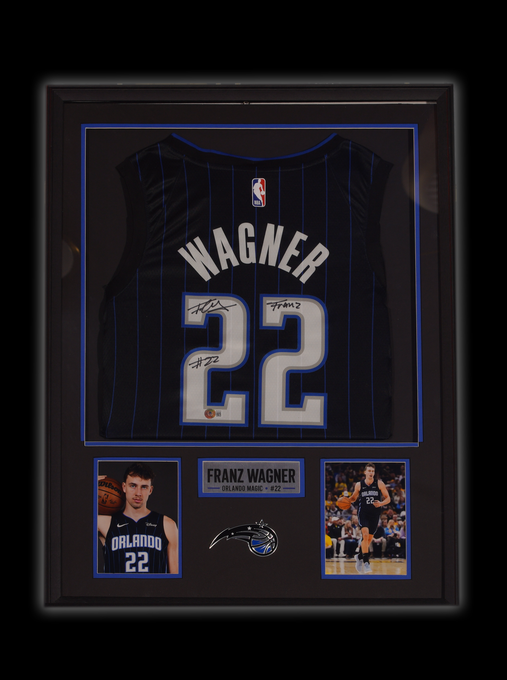 Franz Wagner Signed Nike Swingman Jersey Framed Display | Beckett Witnessed