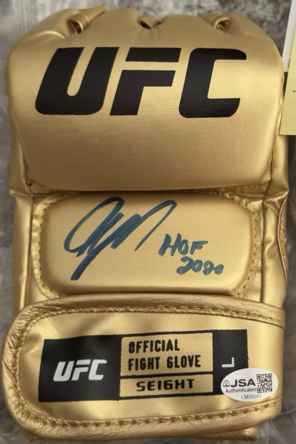 Georges St-Pierre “Rush” Signed UFC Glove — Icon Gold Series 1 of 3